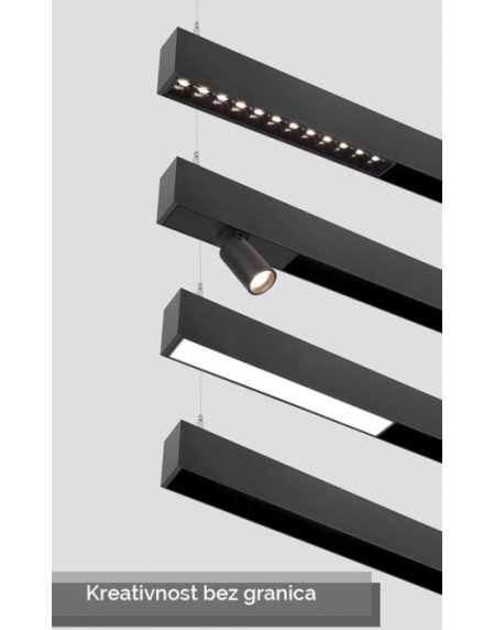 MAGNETIC SVETILJKA LED01-12W 3000K 120° 48V DC