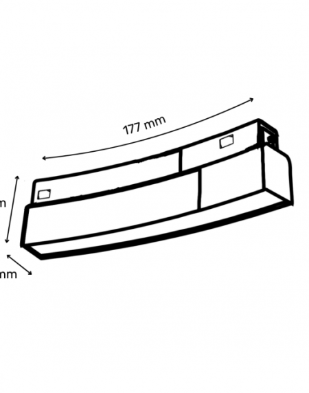 MAGNETIC SVETILJKA PC1000 7W 3000K 36° 48V DC CRNA (R1000)