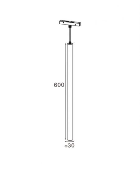 MAGNETIC VISILICA 600 LED09-7W 3000K 24° 48V DC NEW