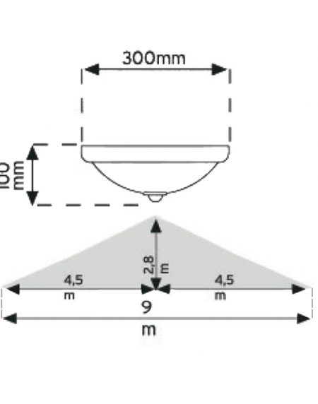 PLAFONJERA SENZOR 1024 2XE27 BELA