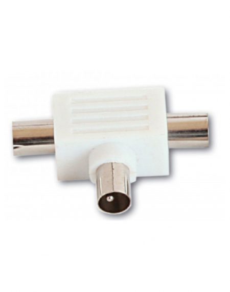 RACVA PVC 1/2, F KONEKTOR-2xRF ZENSKI 1XRF MUSKI, (0194)