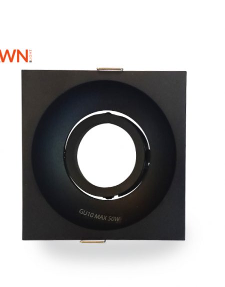 ROZETNA 712 CRNA 1*GU10