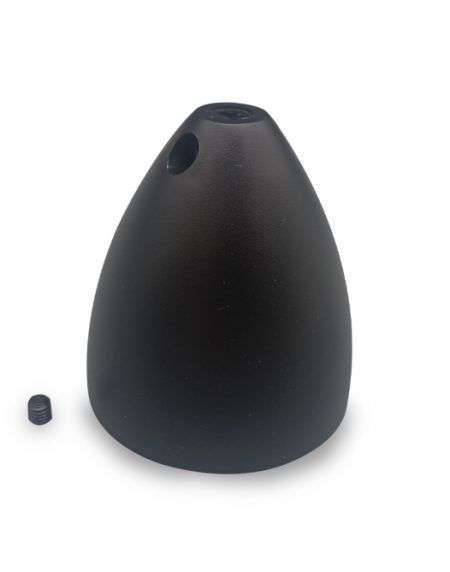 ROZETNA ZA VISILICE PVC CRNA