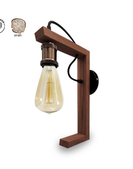 RUSTIK 145 ZIDNA LAMPA 1XE27 ORAH