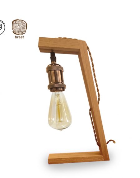 RUSTIK 148 STONA LAMPA 1XE27 HRAST