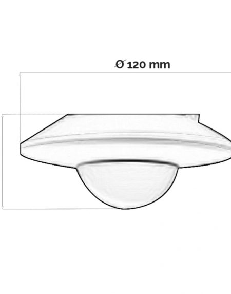 SENZOR POKRETA ST05K 360C IP20 CRNI
