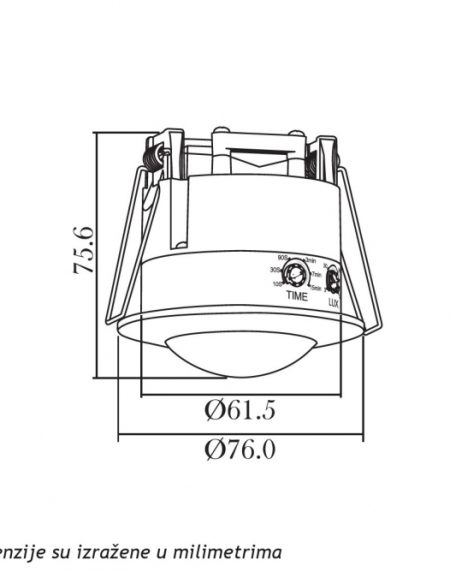 SENZOR ST302(ST41) CRNI