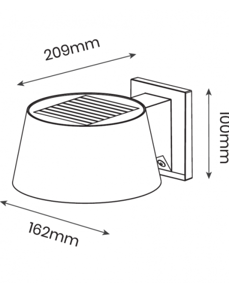 SOLARNA LED SVETILJKA SWL-28 6.25W 4000K IP54