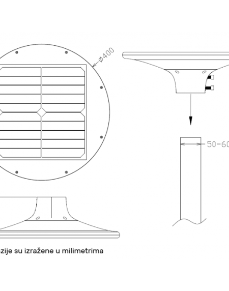 SOLARNA LED ULICNA SVETILJKA LD-SGL-20W