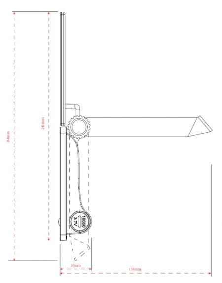SOLARNI REFLEKTOR TONIK-B 1800lm CCT IP65