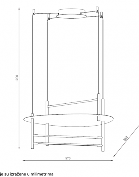 SOLEA 29 LUSTER 30W 3000/4000/6000K BELA