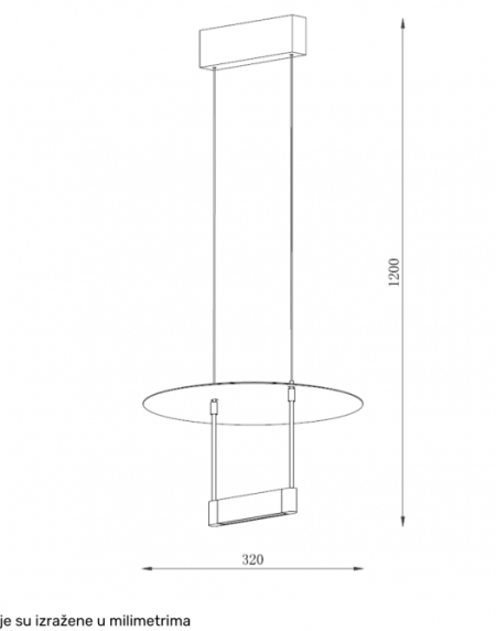 SOLEA 31 LUSTER 10W 3000K CRNA/ZLATO
