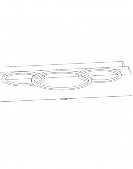 SOLEA 34 PLAFONSKA SVETILJKA 40W 3000/4000/6000K CRNA/DRVO DIM