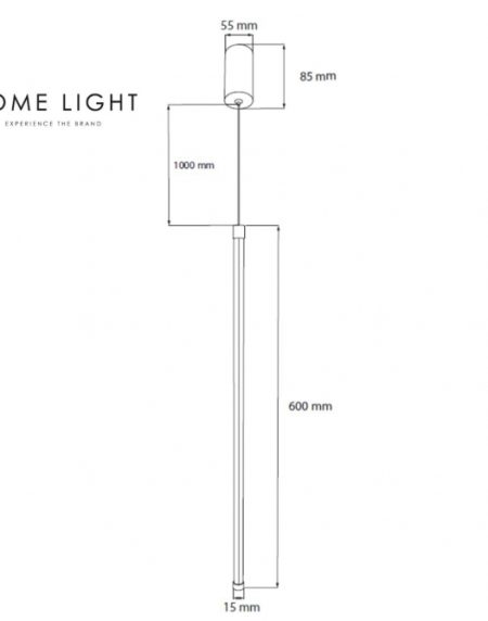 SOLEA 56 VISILICA 8W 3000K CRNA