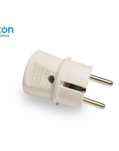 UTIKAC MONO RAVNI BELI 16A/250V