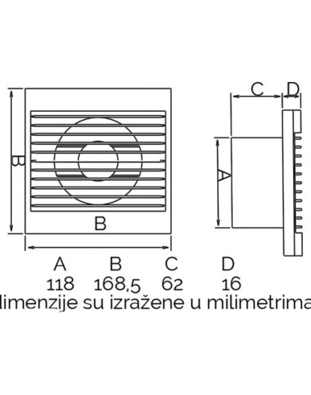 VENTILATOR WIND FI 120 BITON
