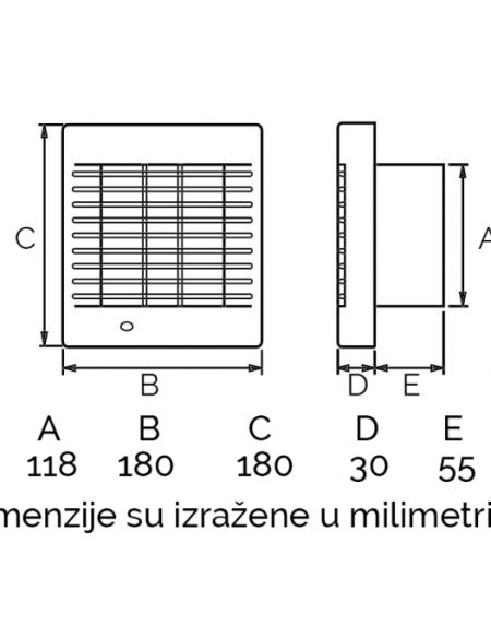 VENTILATOR POLO 5 FI 120 BITON