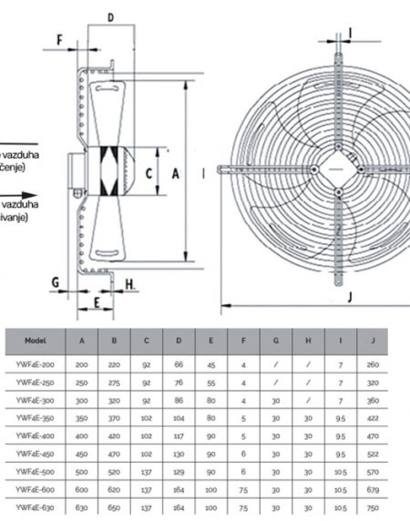 VENT.YWF4E-200 ASPIRANTE