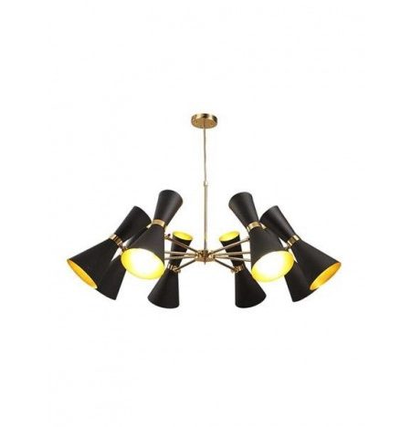 VESTA 230 LUSTER 8*E14 black/gold
