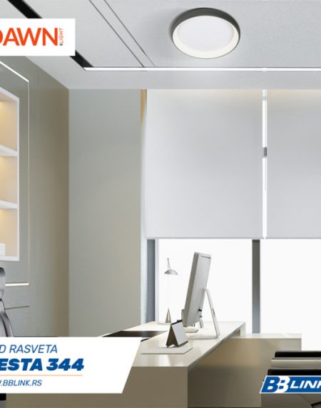 VESTA 344 PLAFONSKA SVETILJKA 32W 3000/4000K CRNA