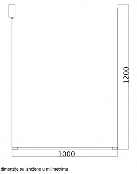VESTA 360 VISILICA 14W 3000K CRNA