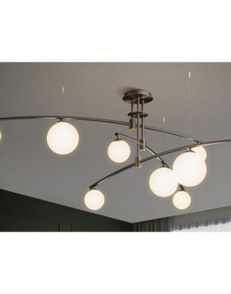 VESTA 377 LUSTER 9*G9 CRNA