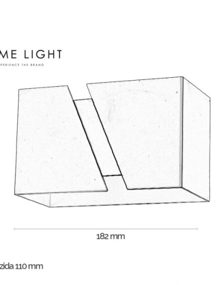 VESTA 445 ZIDNA LAMPA 1*G9 BRAON WENGE