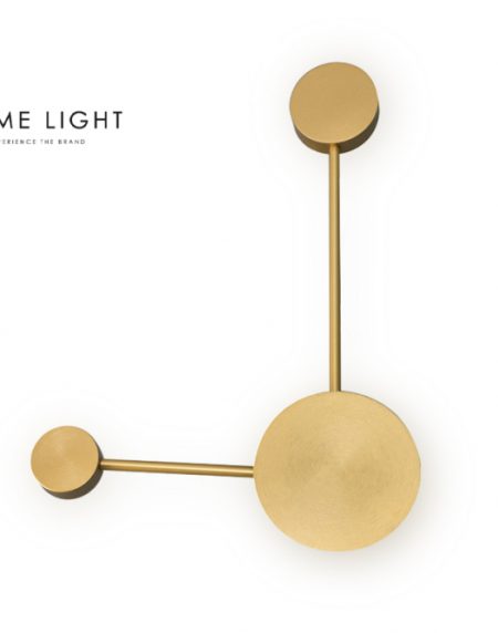 VESTA 472 ZIDNA LAMPA 8W 3000K BRUSENO ZLATO