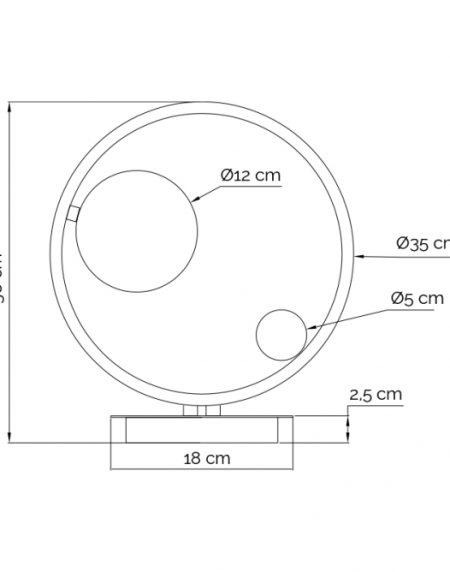 VESTA 556 STONA LAMPA 1*G9 MESING