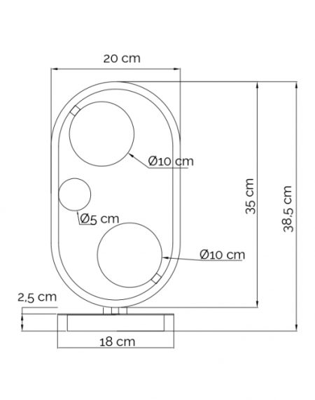VESTA 557 STONA LAMPA 2*G9 MESING