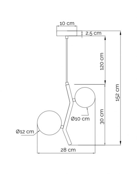 VESTA 558 VISILICA 2*G9 MESING