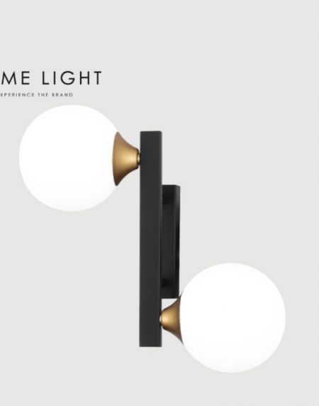 VESTA 580 ZIDNA LAMPA 2*G9 CRNA/MESING