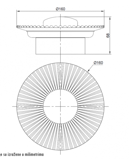 VESTA 651 ZIDNA SVETILJKA 8W 3000K