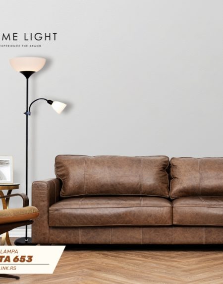 VESTA 653 PODNA LAMPA 1*E27+1*E14 CRNA
