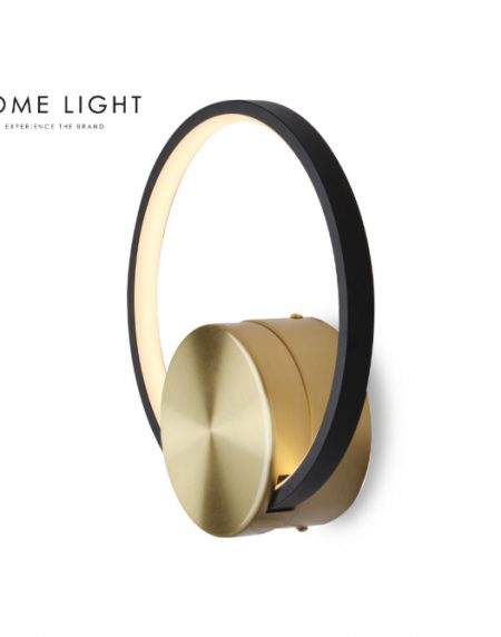 VESTA 656 ZIDNA LAMPA 8W 3000K CRNA/MESING