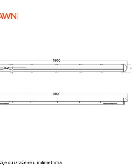 VODODIHT LED WT-115B 40/54/68/85W CCT IP65 IK08
