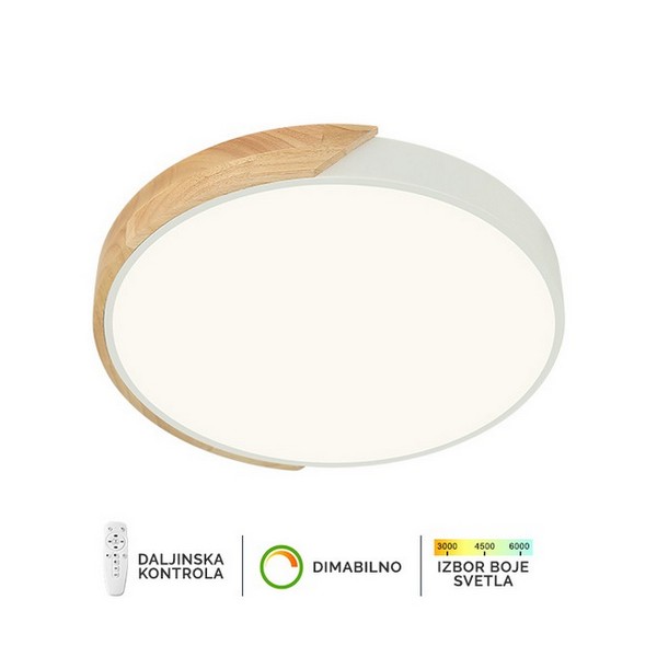 LED plafonska lampa F2811-16C WH+WD