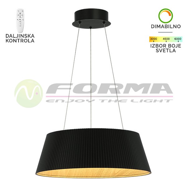 LED visilica FK2003-62V BK