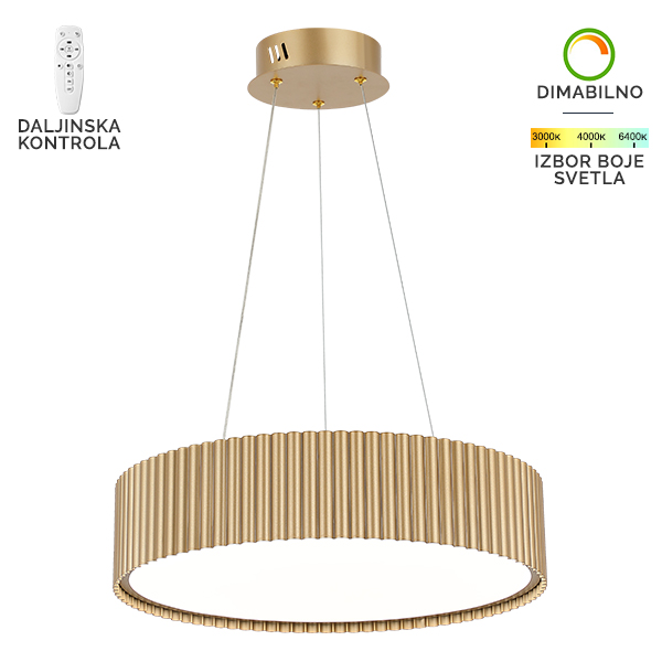 LED viseća lampa F2095-67V SG