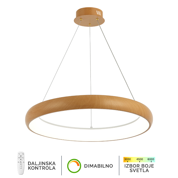 LED plafonska lampa F2081-138C WD - Слика 6