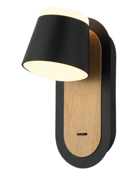 LED zidna lampa F2077-8Z BK+WD